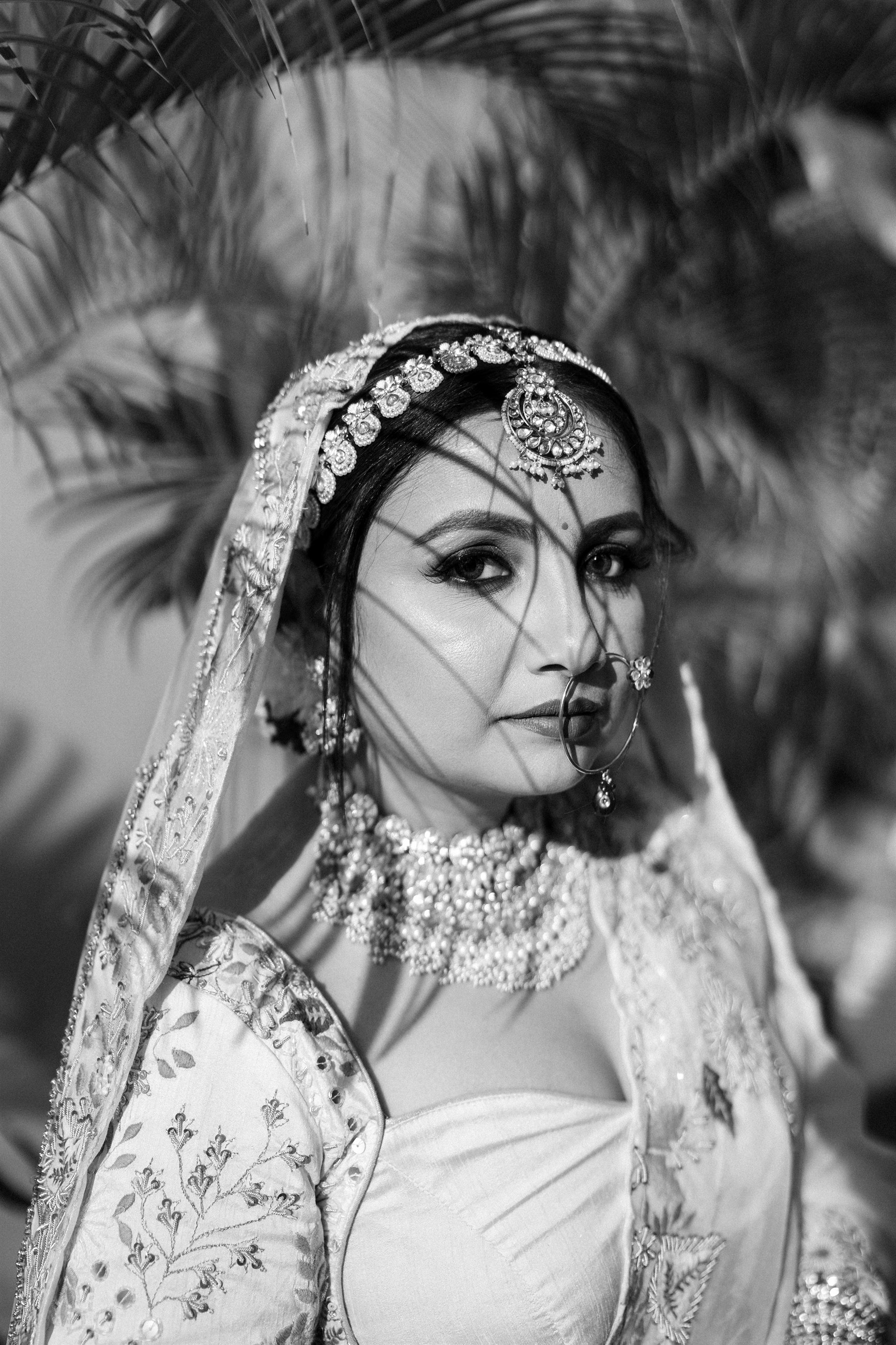 Romantic outdoor portrait