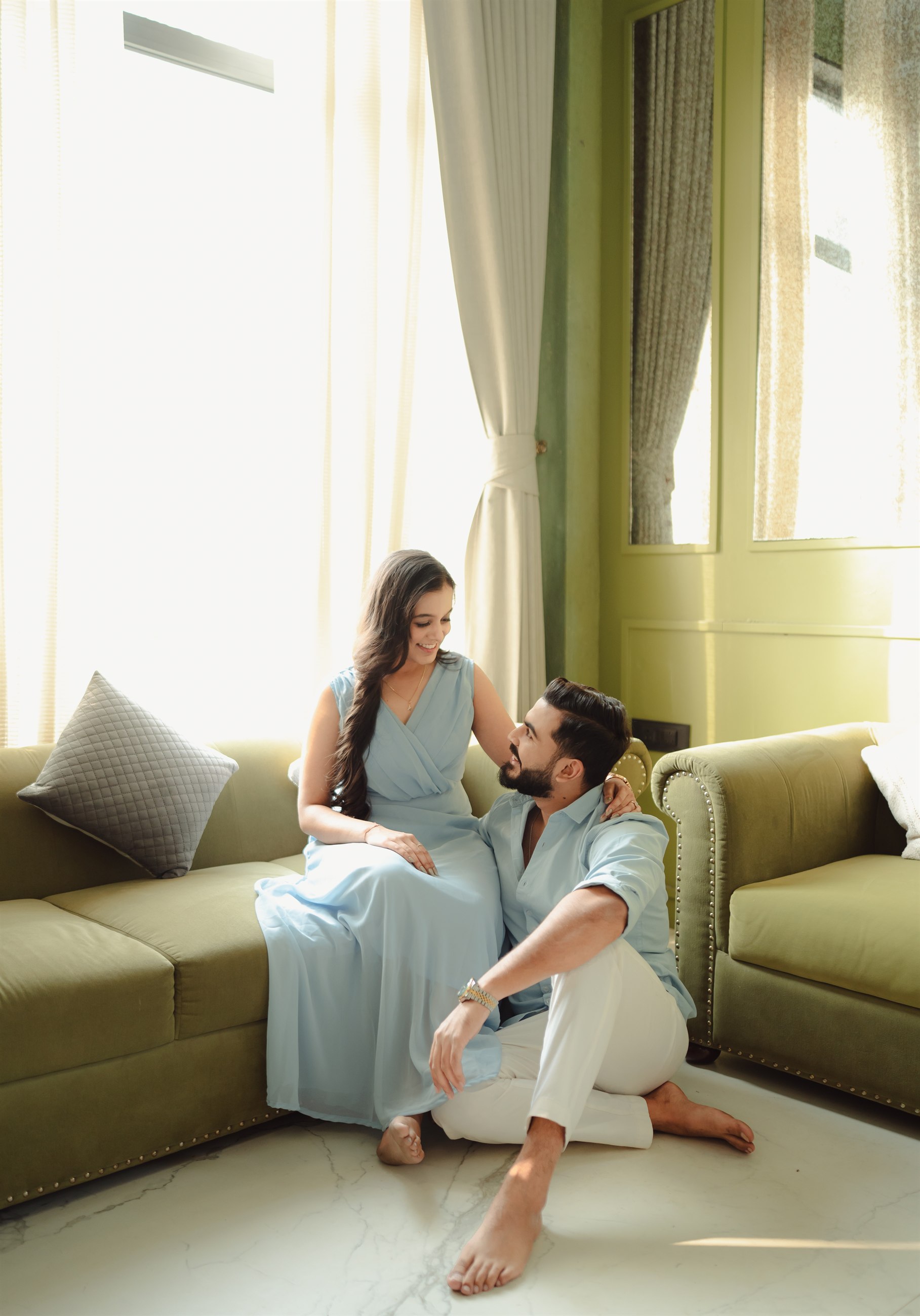 Engagement session in nature